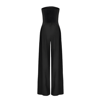 Women's Strapless Wide-Leg Jumpsuit