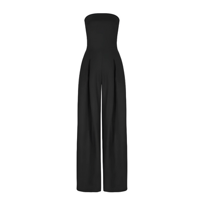 Women's Strapless Wide-Leg Jumpsuit