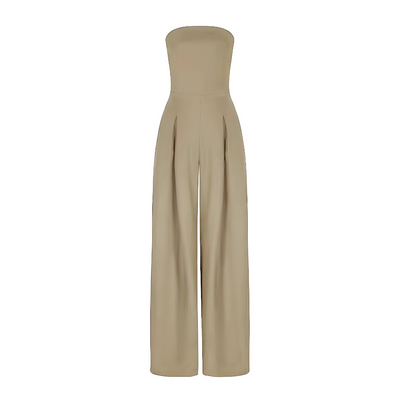 Women's Strapless Wide-Leg Jumpsuit