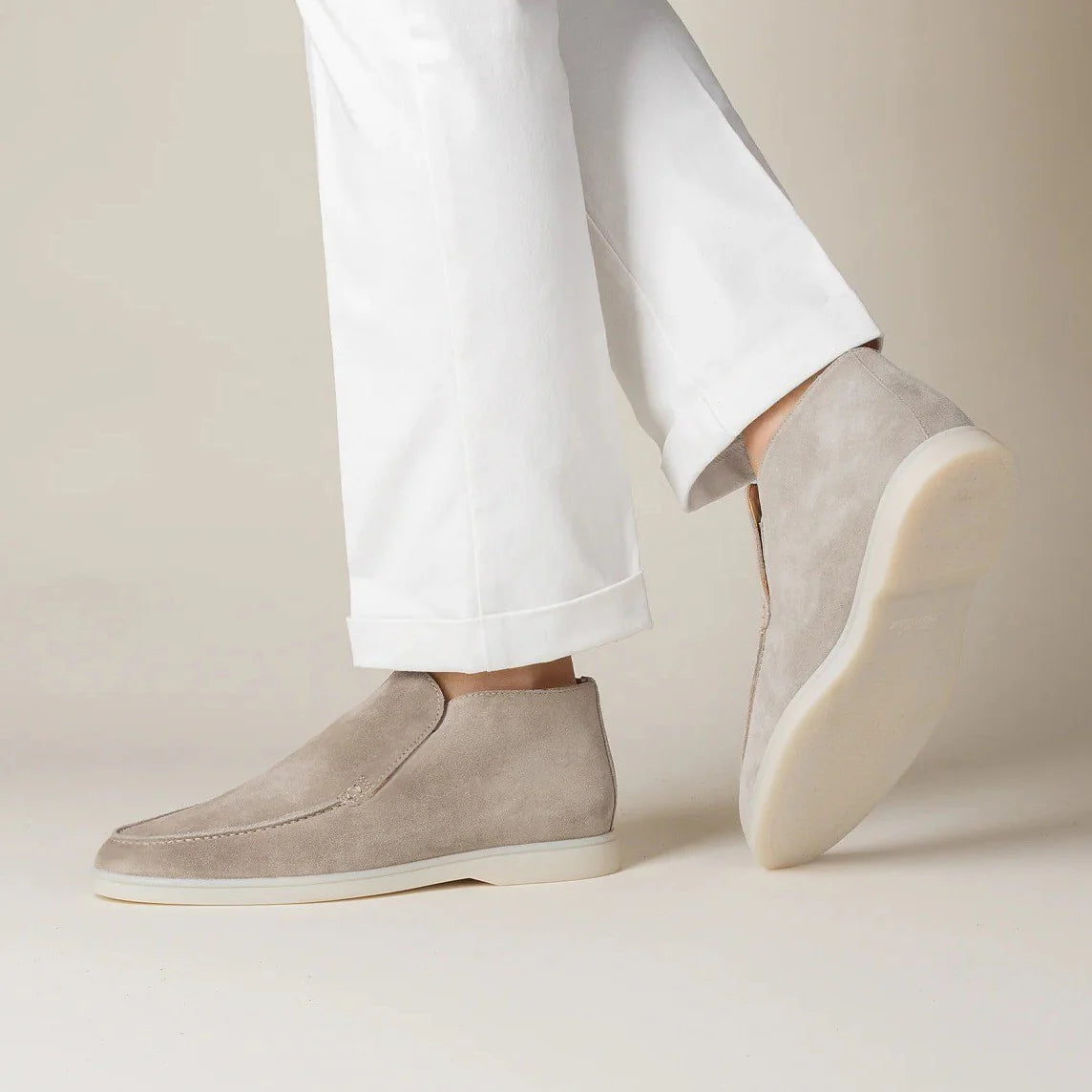 Elegant Suede Loafers for Men