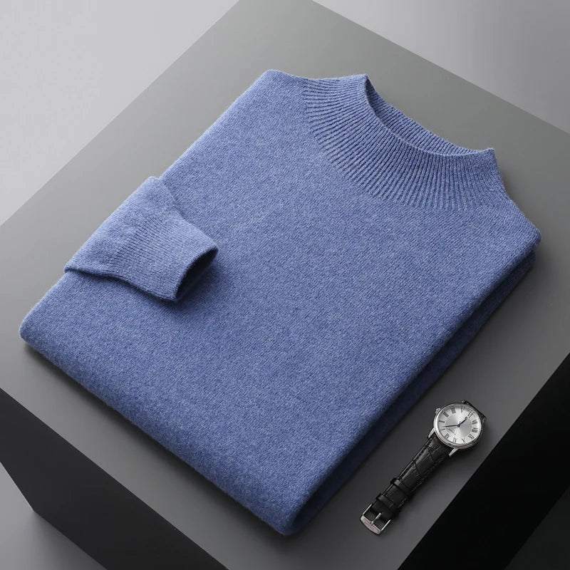 Casual Wool Crew Neck Sweater