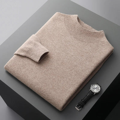 Casual Wool Crew Neck Sweater