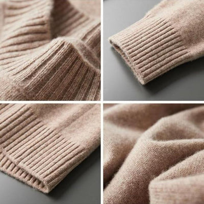 Casual Wool Crew Neck Sweater