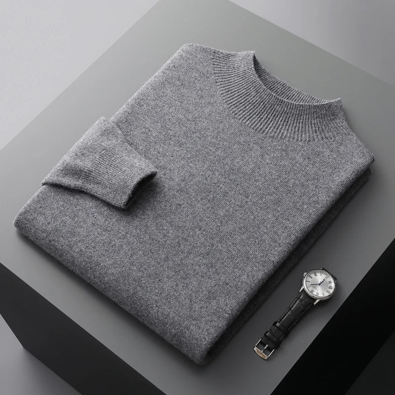 Casual Wool Crew Neck Sweater