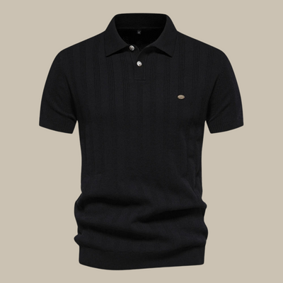 Smart Casual Wool Short-Sleeve Polo