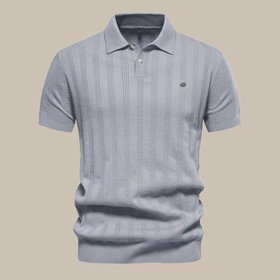 Smart Casual Wool Short-Sleeve Polo