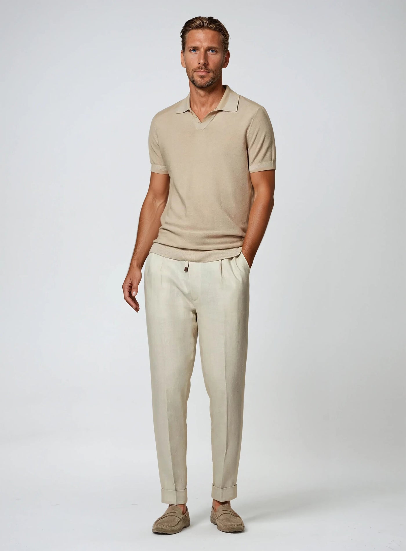 Men's Linen Pants-3