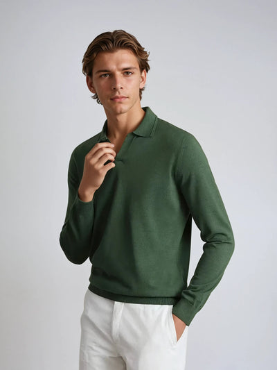 Variant image for Men's Long Sleeve Polo Shirts-1