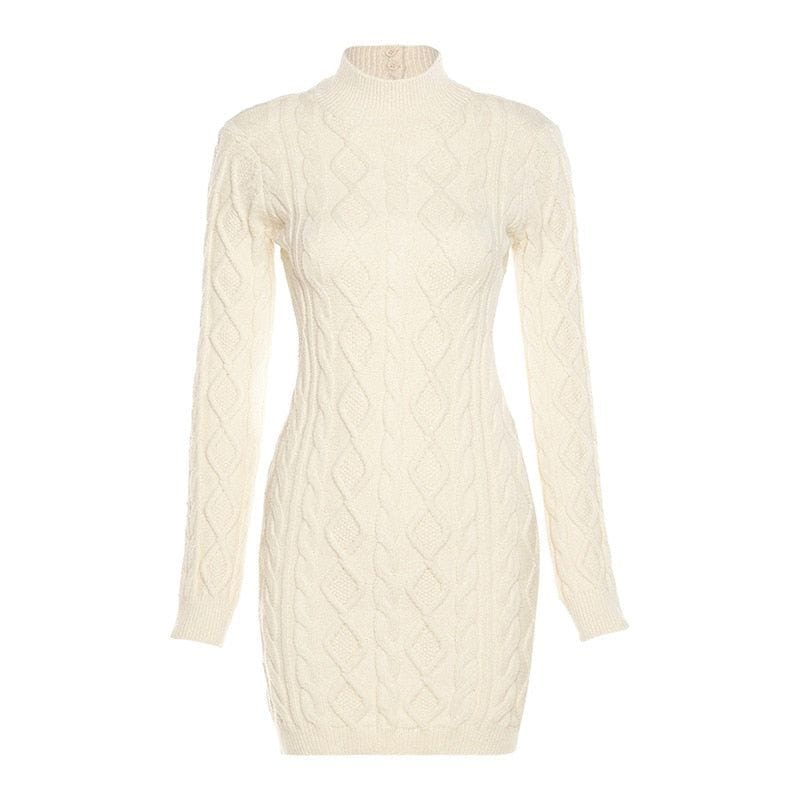 Mini robe découpée au dos