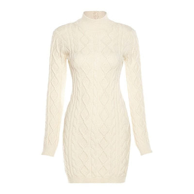 Mini robe découpée au dos