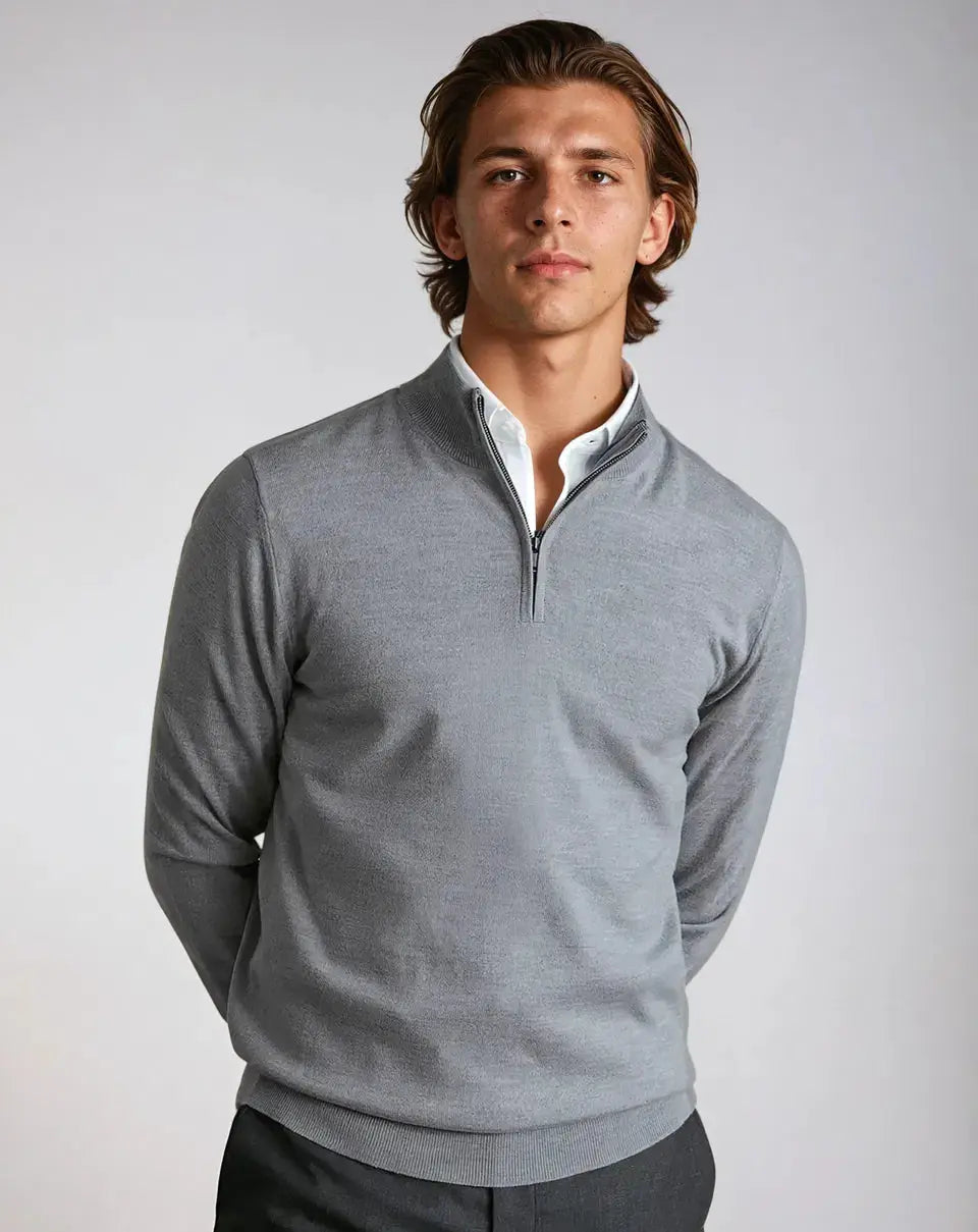 Variant image for Men's Half Zip Sweater-1