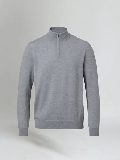 Men's Half Zip Sweater-3