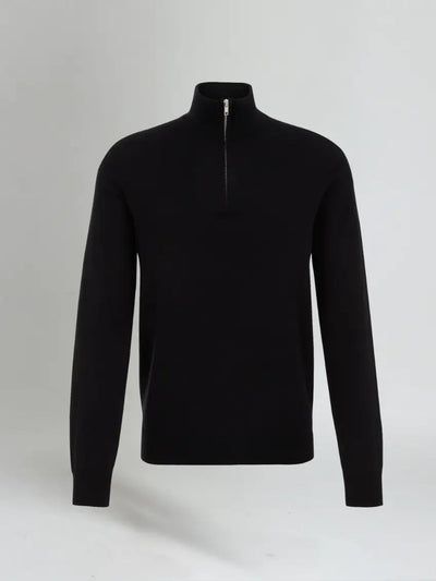 Men's Half Zip Sweater-3