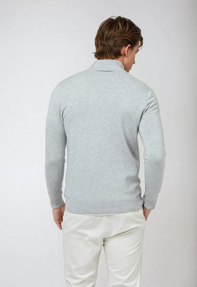 Men's Half Zip Sweater-2
