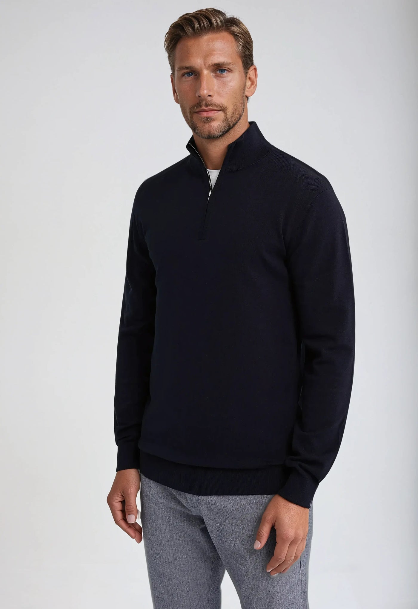 Variant image for Men's Half Zip Sweater-1