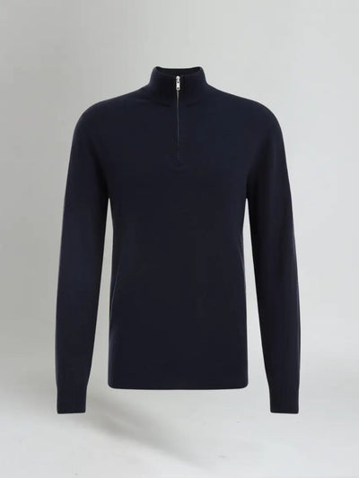 Men's Half Zip Sweater-4