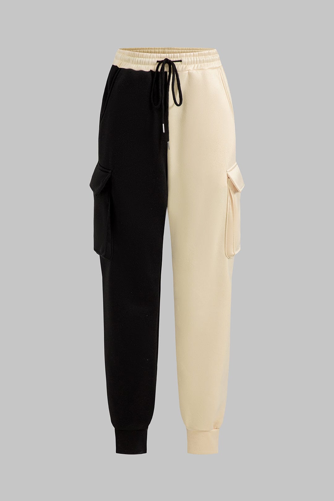 Ensemble à capuche et pantalon à cordon, confortable, tissu polaire doux, décontracté, pour un look casual élégant, taille S, disponible en plusieurs couleurs.
