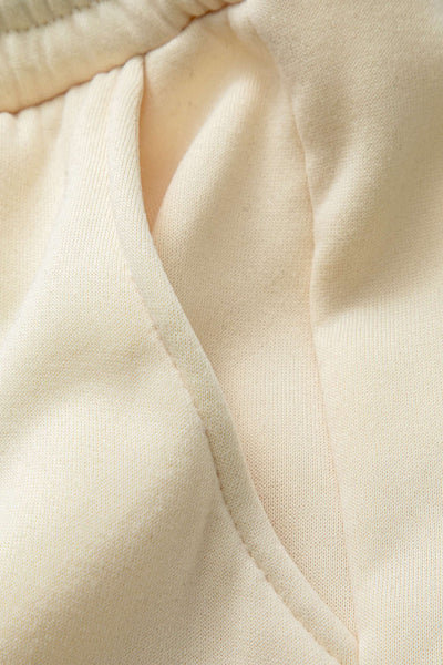 Ensemble à capuche et pantalon à cordon, confortable, tissu polaire doux, décontracté, pour un look casual élégant, taille S, disponible en plusieurs couleurs.