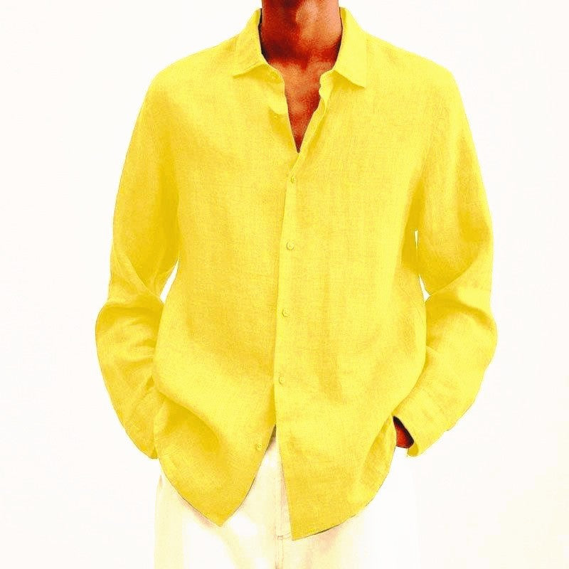 Italian Linen Long-Sleeve Shirt