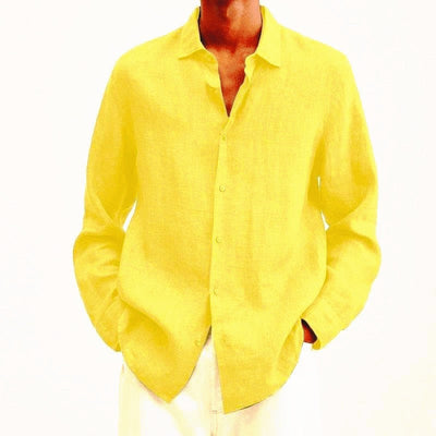 Italian Linen Long-Sleeve Shirt