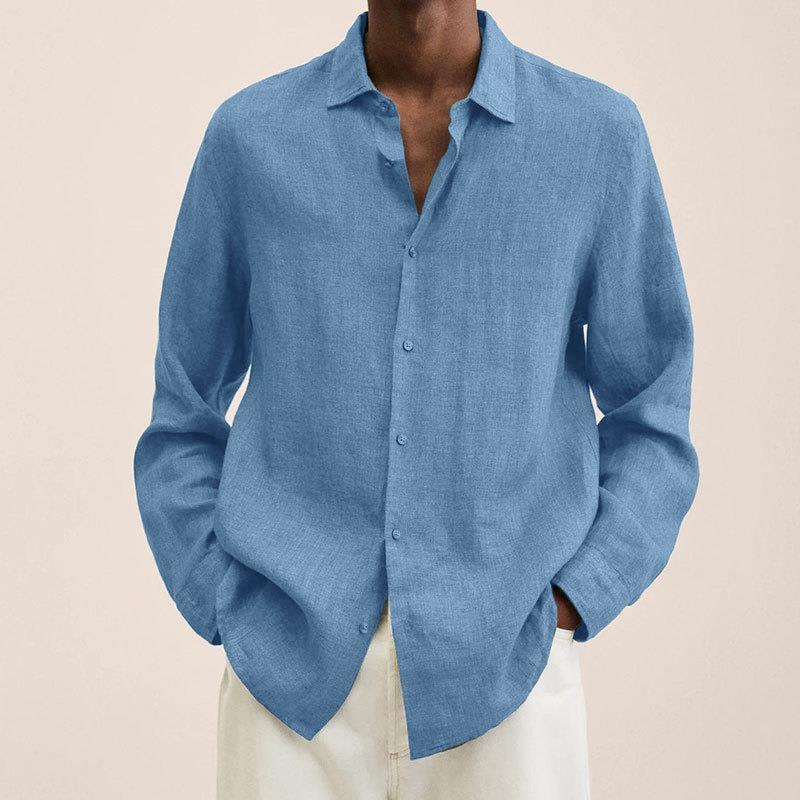 Italian Linen Long-Sleeve Shirt