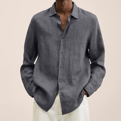 Italian Linen Long-Sleeve Shirt