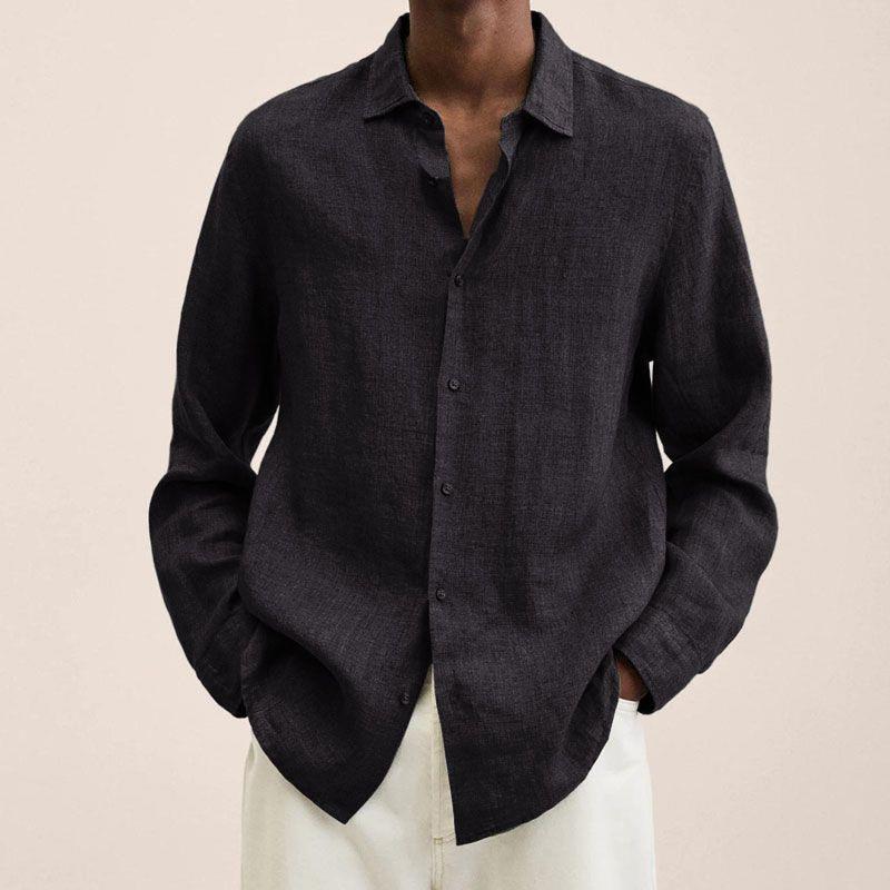 Italian Linen Long-Sleeve Shirt