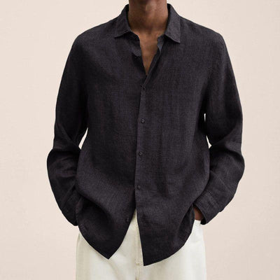 Italian Linen Long-Sleeve Shirt