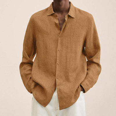 Italian Linen Long-Sleeve Shirt