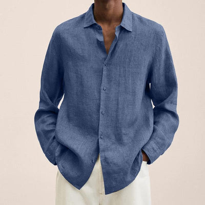 Italian Linen Long-Sleeve Shirt