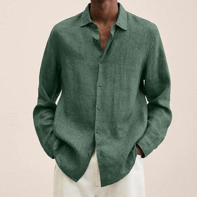 Italian Linen Long-Sleeve Shirt