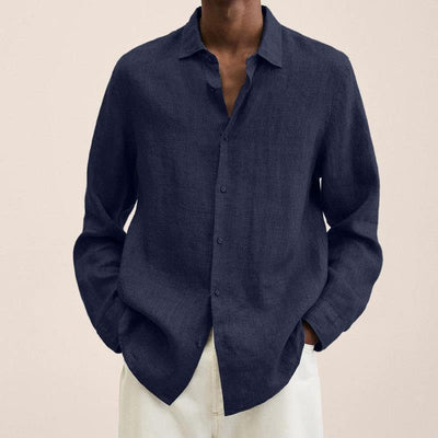 Italian Linen Long-Sleeve Shirt