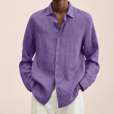 Italian Linen Long-Sleeve Shirt