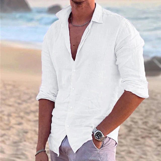 Italian Linen Relaxed Fit Shirt