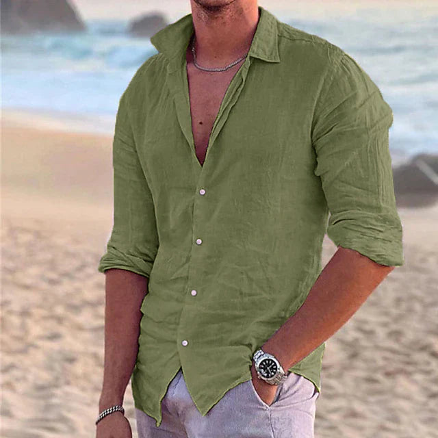 Italian Linen Relaxed Fit Shirt