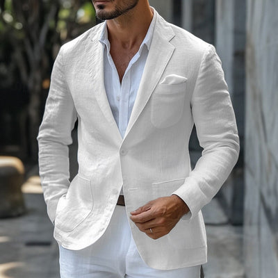 Italian Linen Summer Blazer Jacket