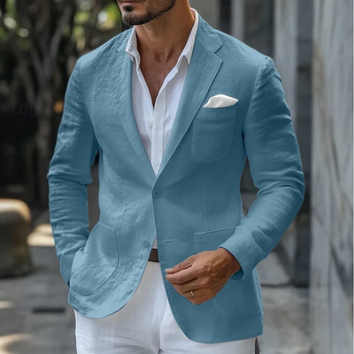 Italian Linen Summer Blazer Jacket