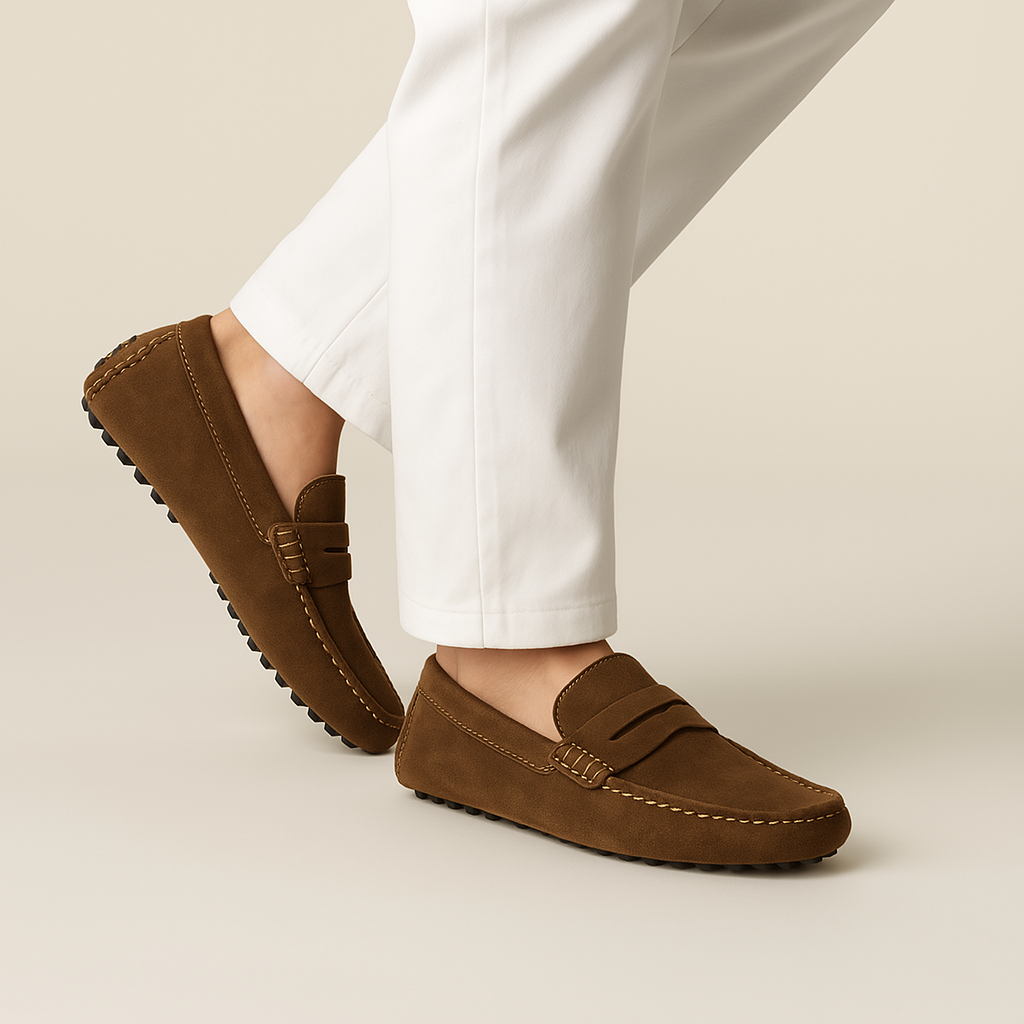 Italian Suede Casual Loafers
