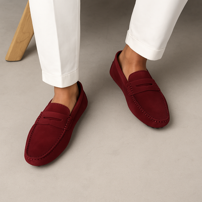 Italian Suede Casual Loafers