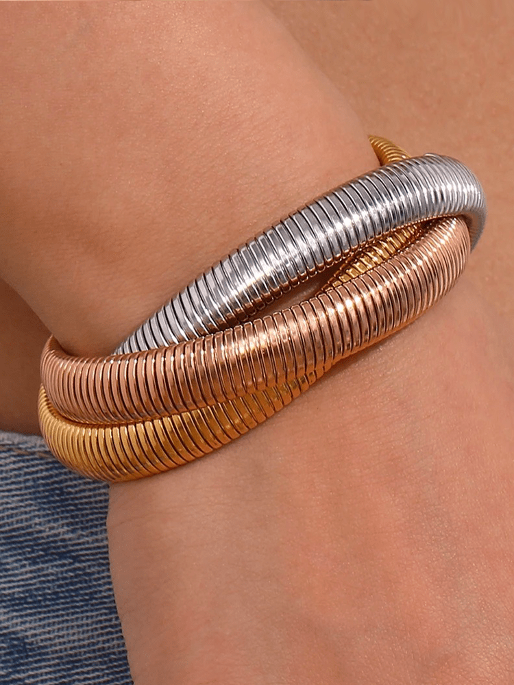 Bracelet grand serpent 3 Mixte