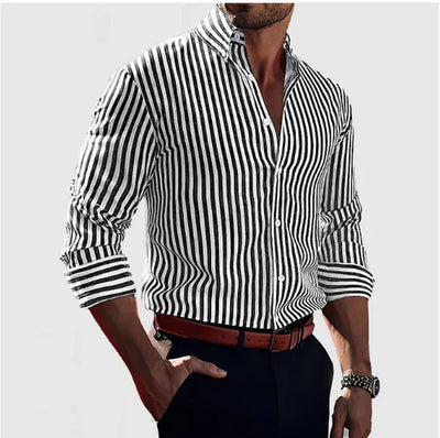Kai - Old Money Striped Shirt