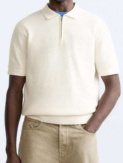 Old Money Zip Polo