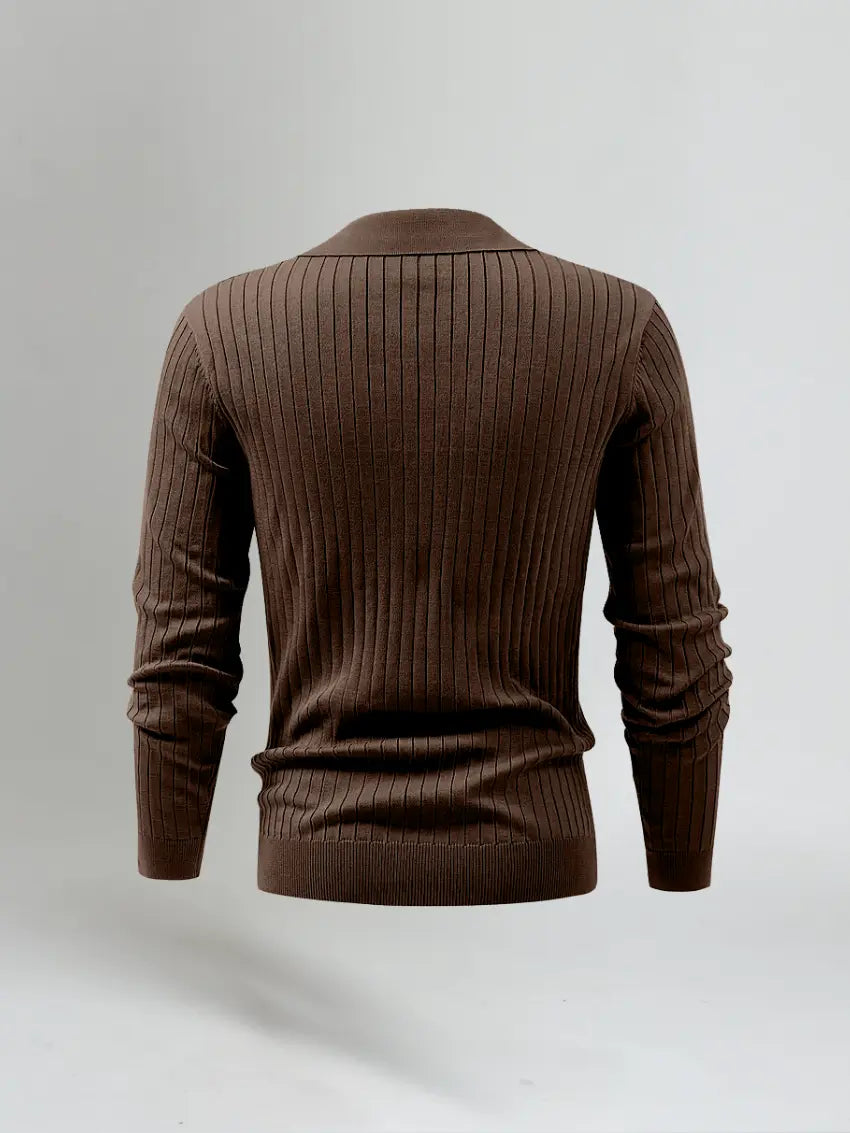 Men's Long Sleeve Polo Shirts-5