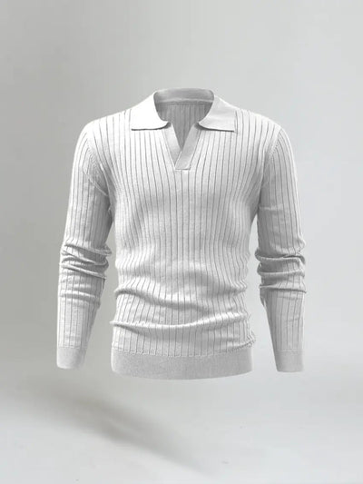 Men's Long Sleeve Polo Shirt-2