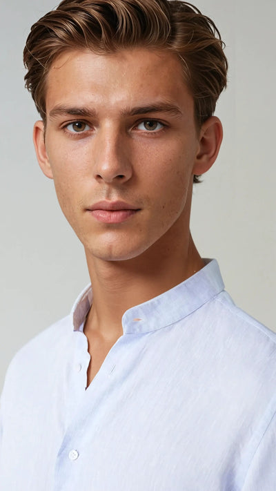 Men's Linen Shirt-3