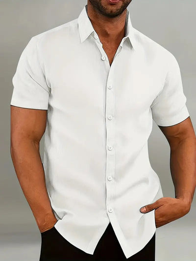 Lightweight Cotton Short-Sleeve Shirt
