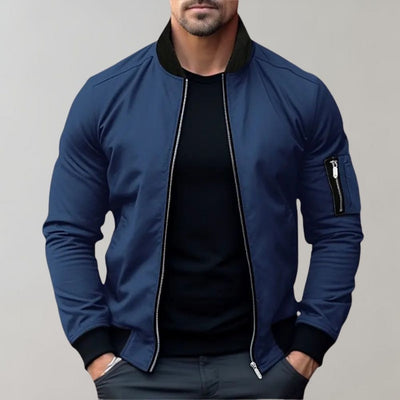 Lightweight Slim Fit Bomber Jacket
