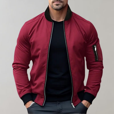 Lightweight Slim Fit Bomber Jacket
