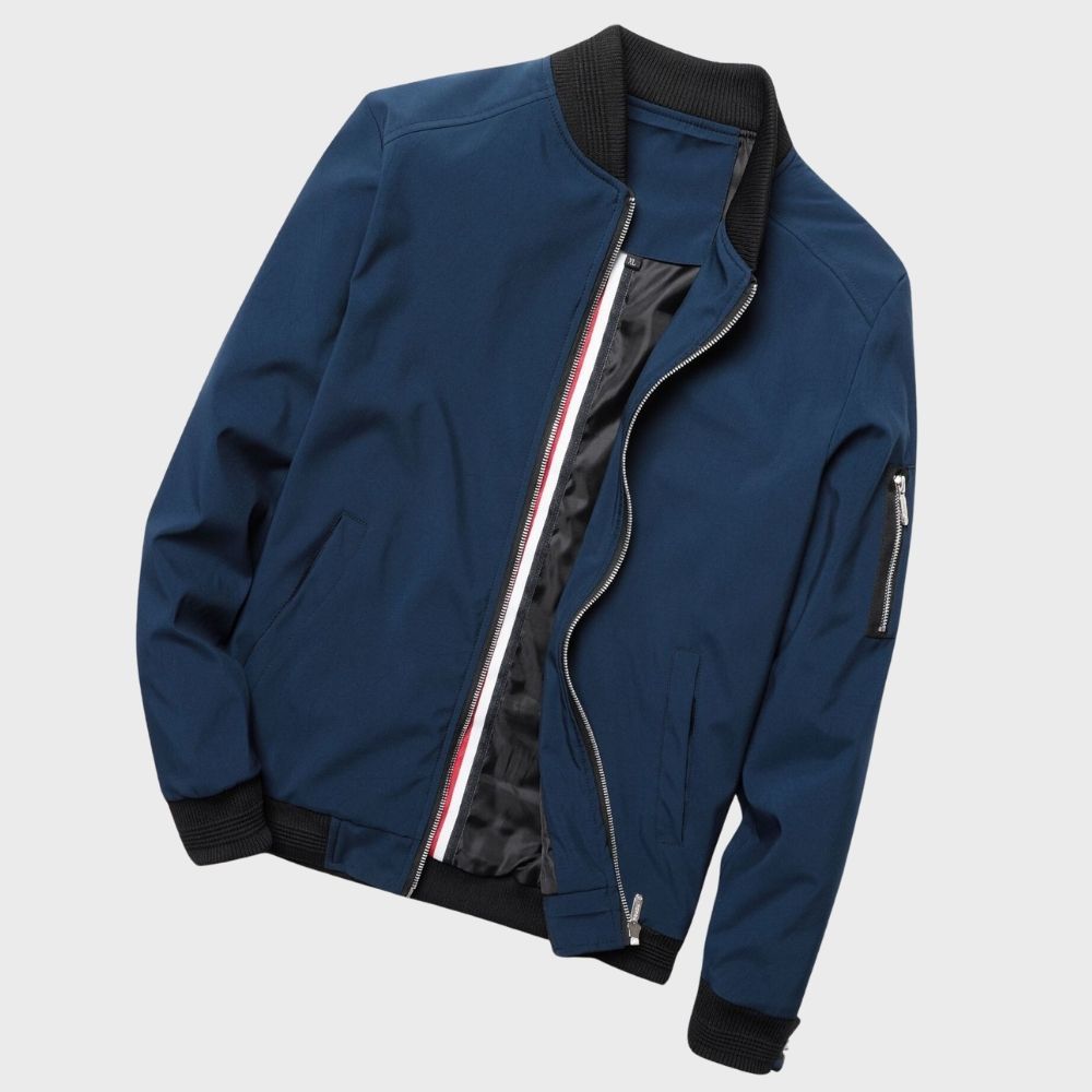 Lightweight Slim Fit Bomber Jacket