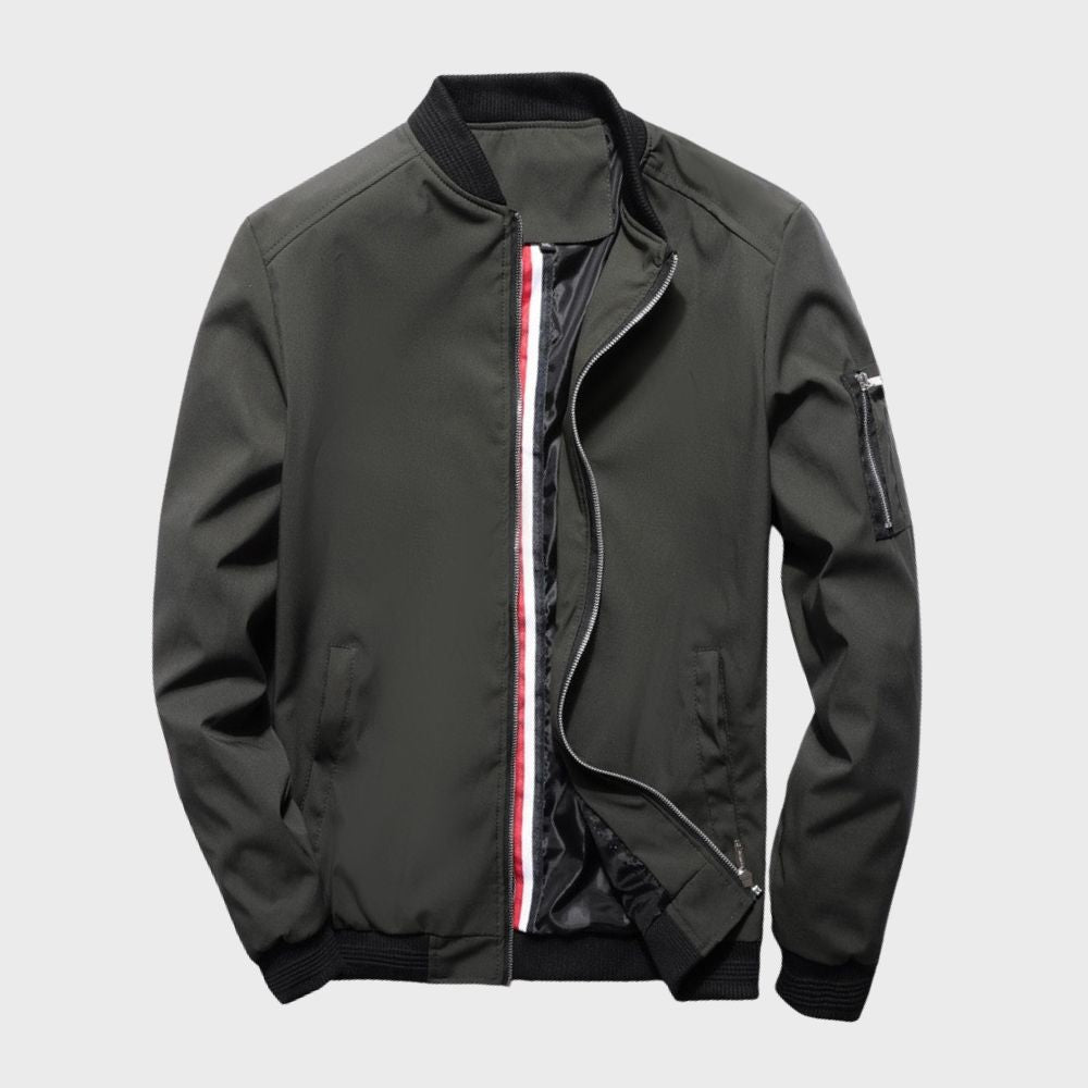 Lightweight Slim Fit Bomber Jacket